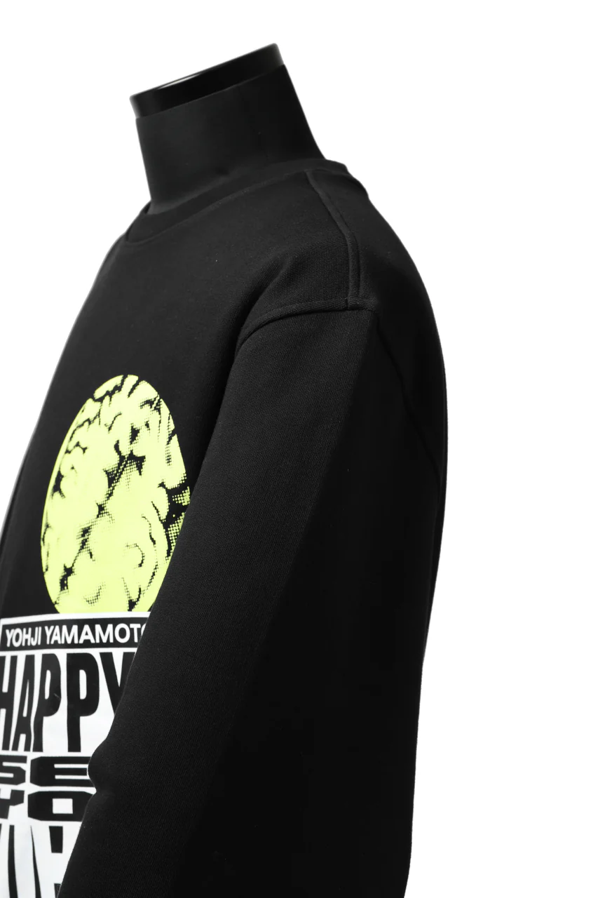 Y-3 Yohji Yamamoto CREW NECK SWEAT SHIRT / FRENCH TERRY (BLACK) - Image 25
