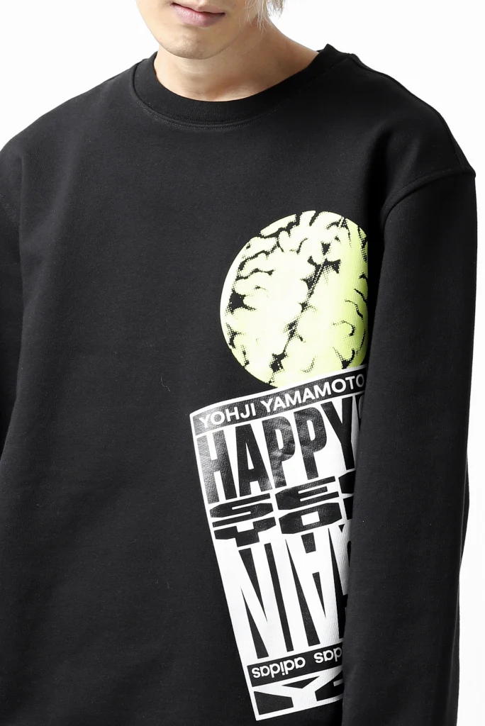 Y-3 Yohji Yamamoto CREW NECK SWEAT SHIRT / FRENCH TERRY (BLACK) - Image 29