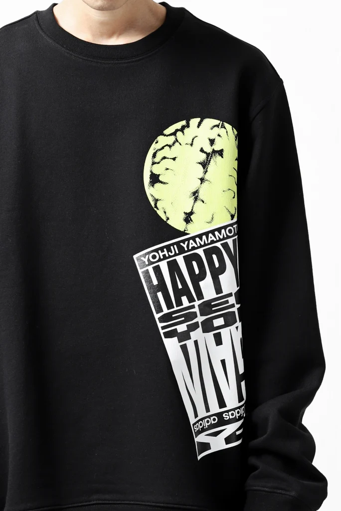 Y-3 Yohji Yamamoto CREW NECK SWEAT SHIRT / FRENCH TERRY (BLACK) - Image 30