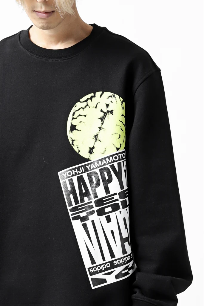 Y-3 Yohji Yamamoto CREW NECK SWEAT SHIRT / FRENCH TERRY (BLACK) - Image 33