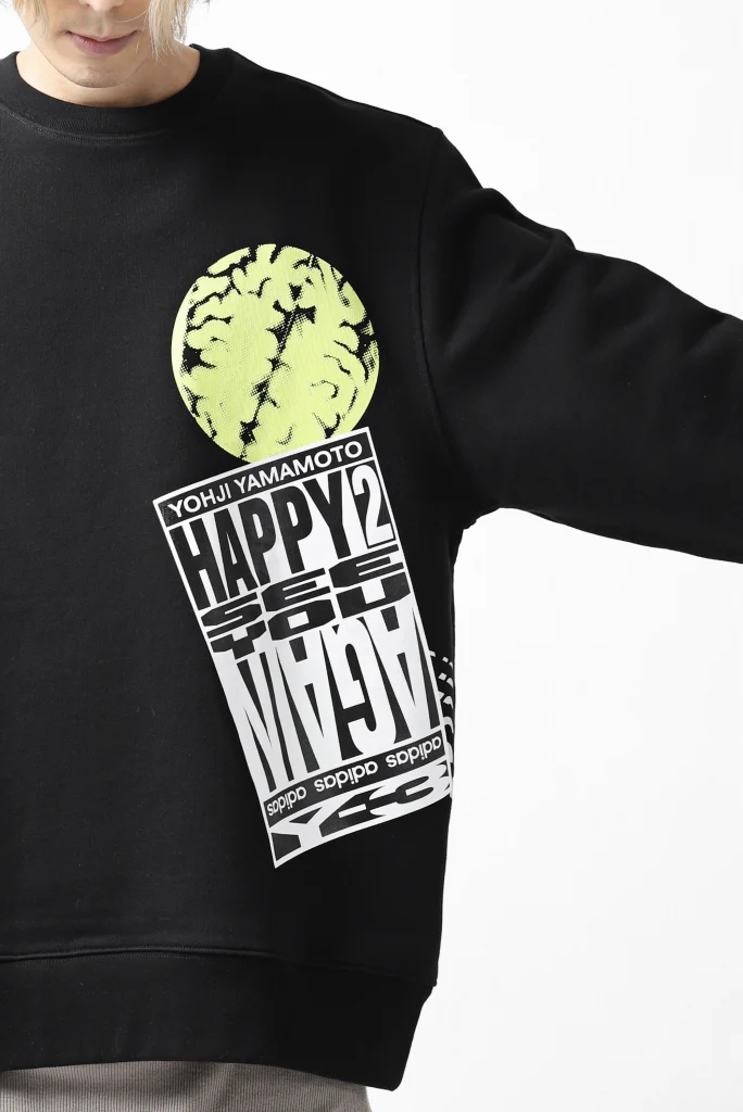 Y-3 Yohji Yamamoto CREW NECK SWEAT SHIRT / FRENCH TERRY (BLACK) - Image 35