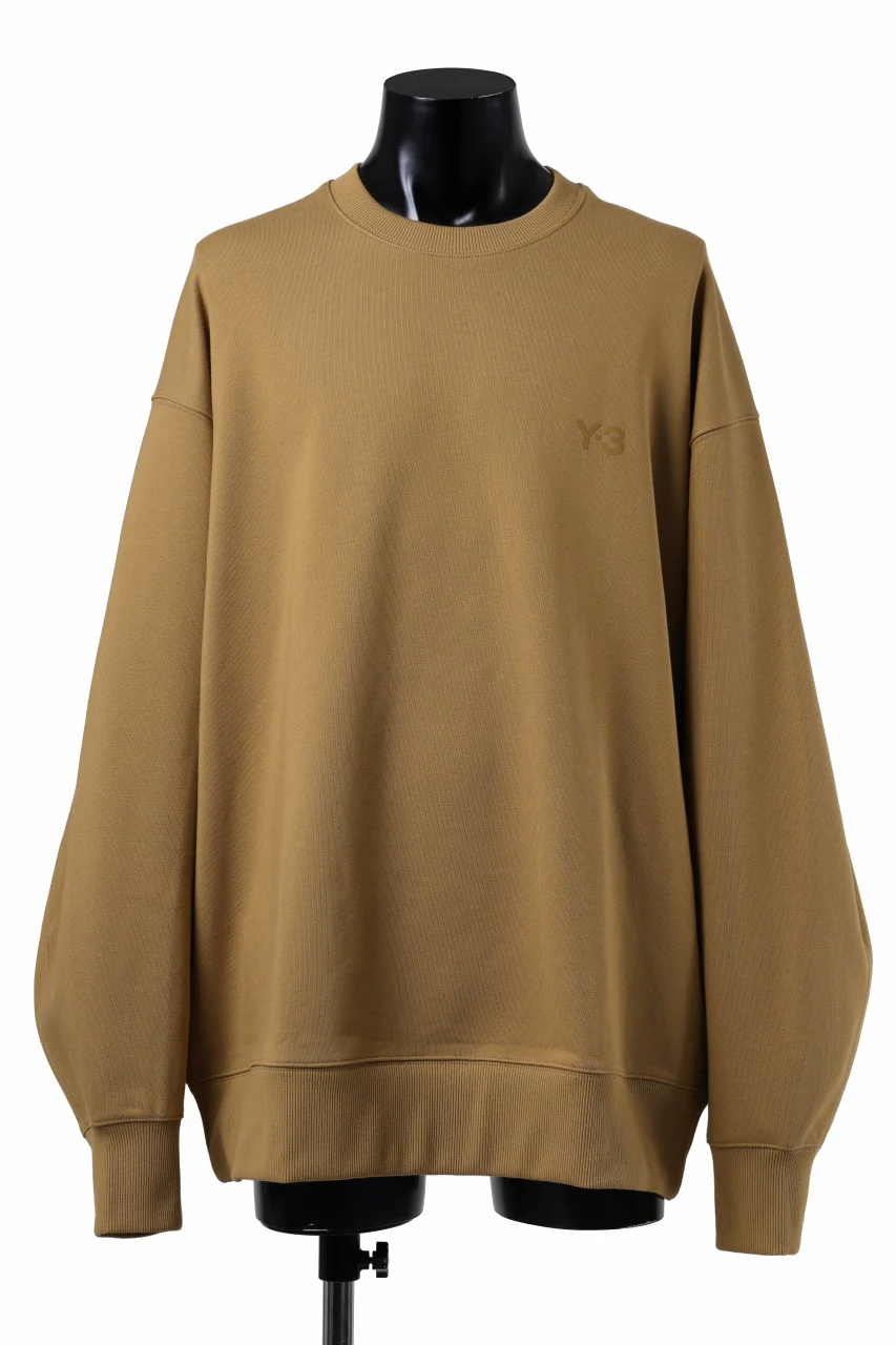 Y-3 Yohji Yamamoto CREW NECK SWEAT TOP / FRENCH TERRY (MESA)