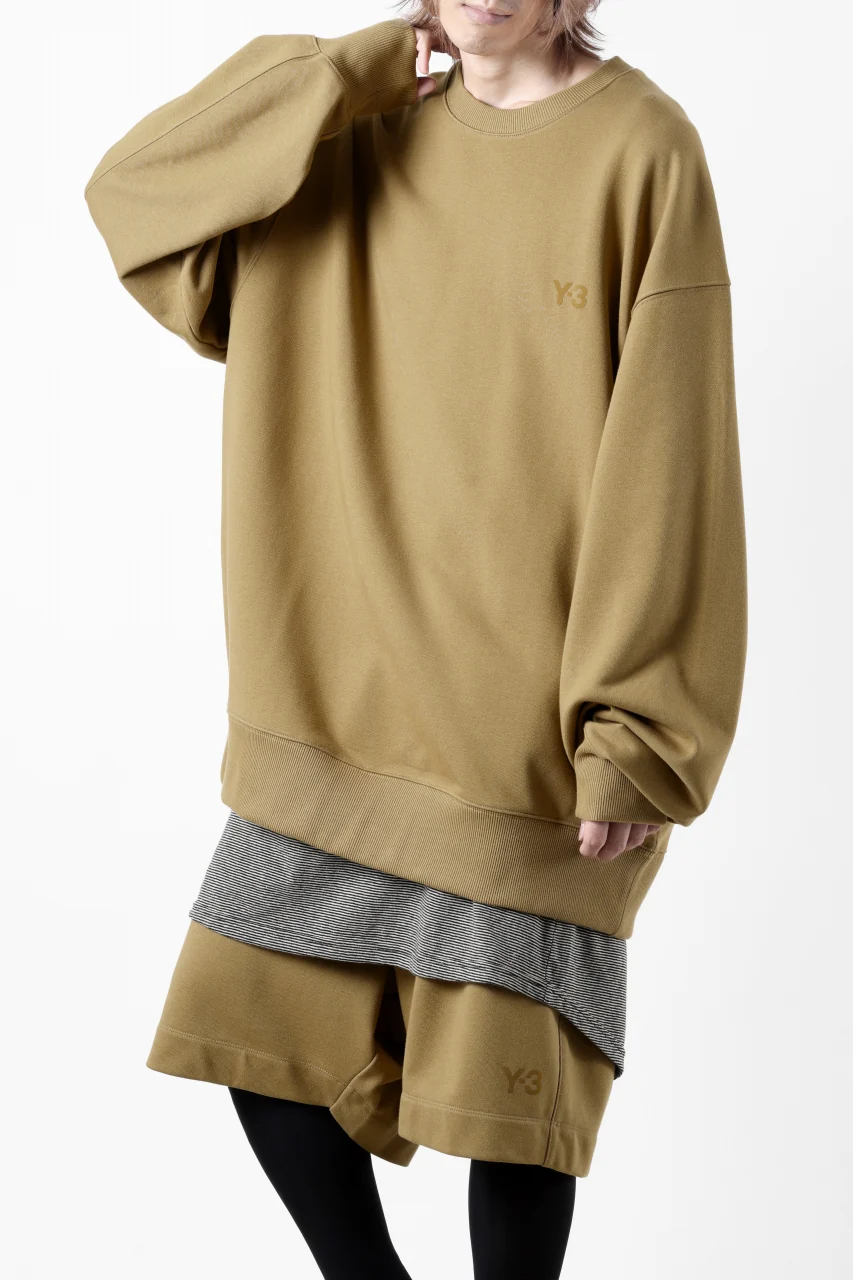 Y-3 Yohji Yamamoto CREW NECK SWEAT TOP / FRENCH TERRY (MESA) - Image 10