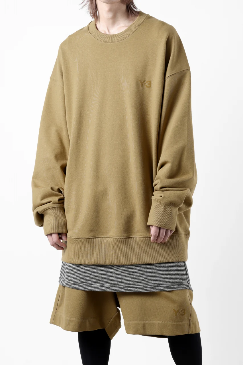 Y-3 Yohji Yamamoto CREW NECK SWEAT TOP / FRENCH TERRY (MESA) - Image 7