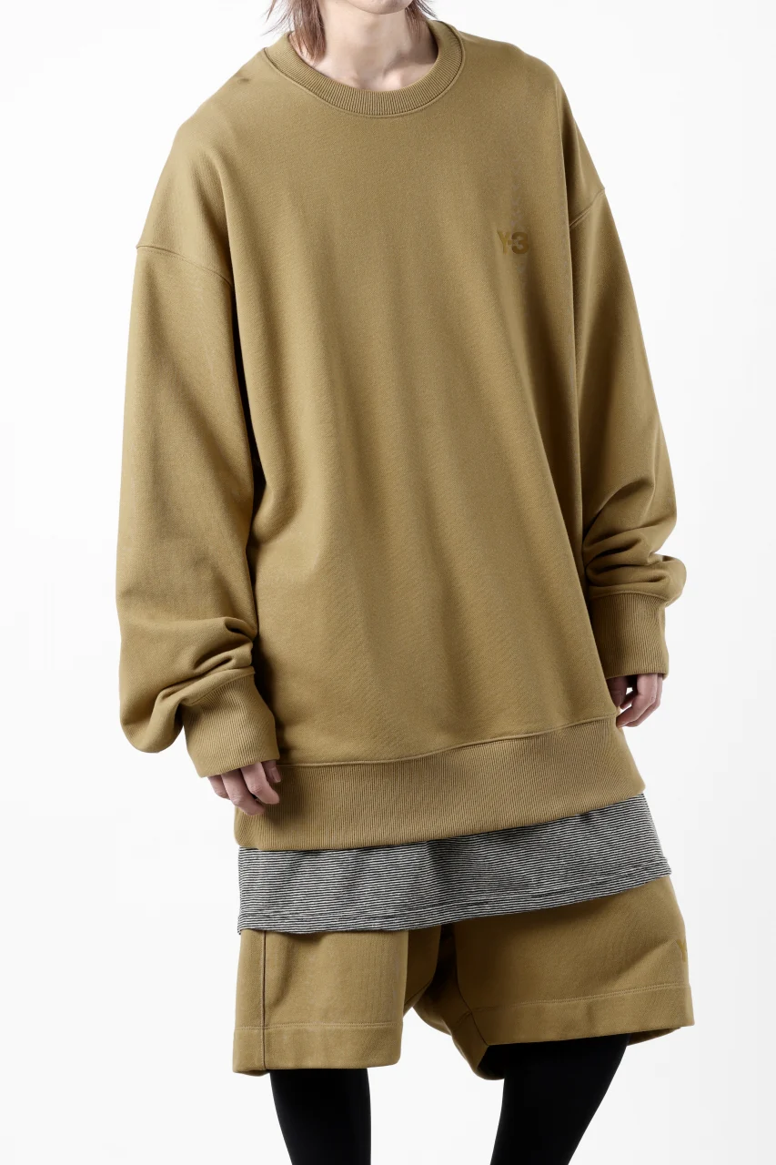 Y-3 Yohji Yamamoto CREW NECK SWEAT TOP / FRENCH TERRY (MESA) - Image 9