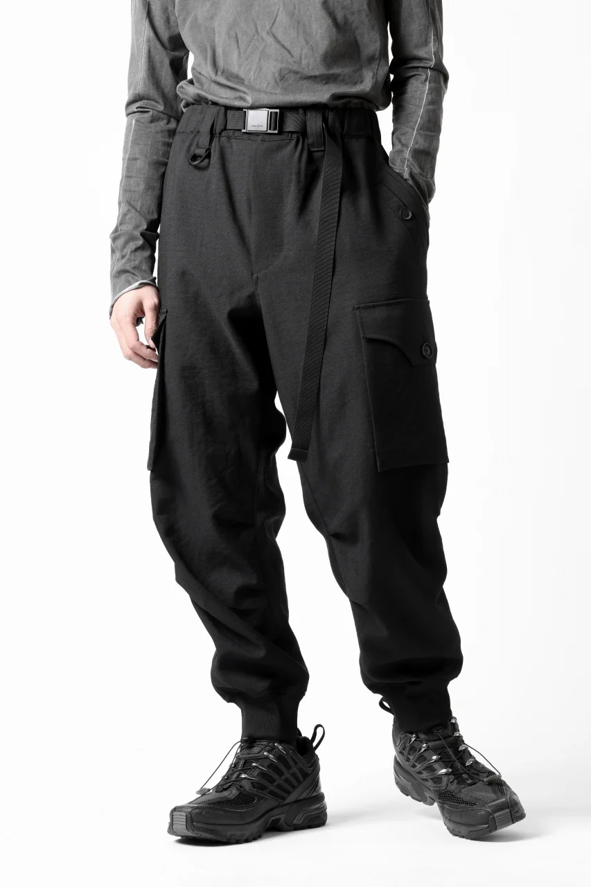 Y-3 Yohji Yamamoto CUFFS PANTS (BLACK) - Image 11
