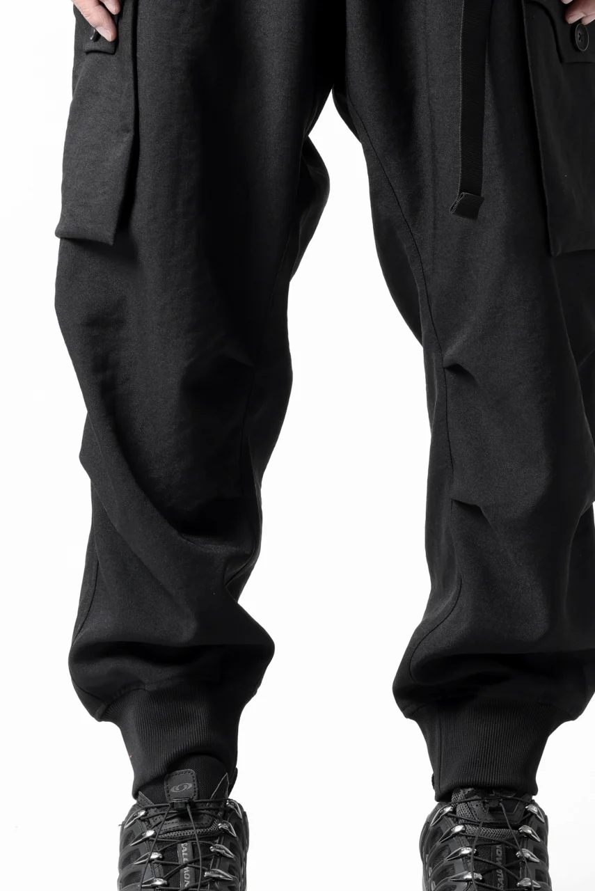 Y-3 Yohji Yamamoto CUFFS PANTS (BLACK) - Image 25
