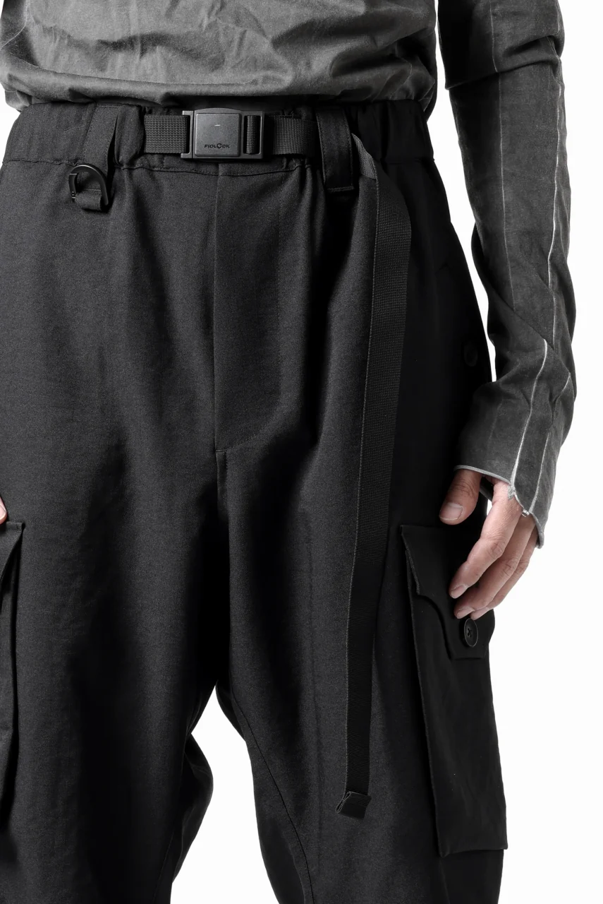 Y-3 Yohji Yamamoto CUFFS PANTS (BLACK) - Image 26