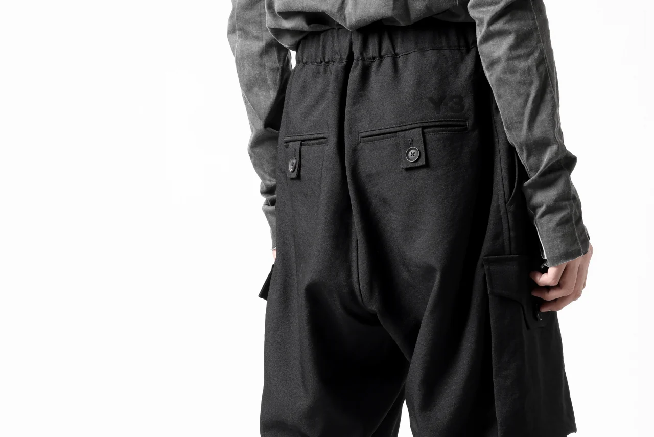 Y-3 Yohji Yamamoto CUFFS PANTS (BLACK) - Image 29