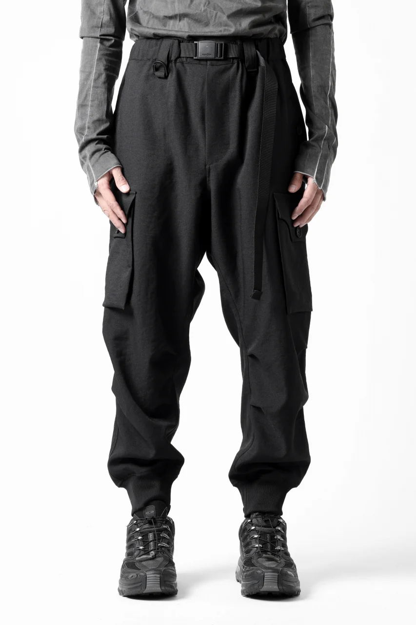 Y-3 Yohji Yamamoto CUFFS PANTS (BLACK) - Image 3