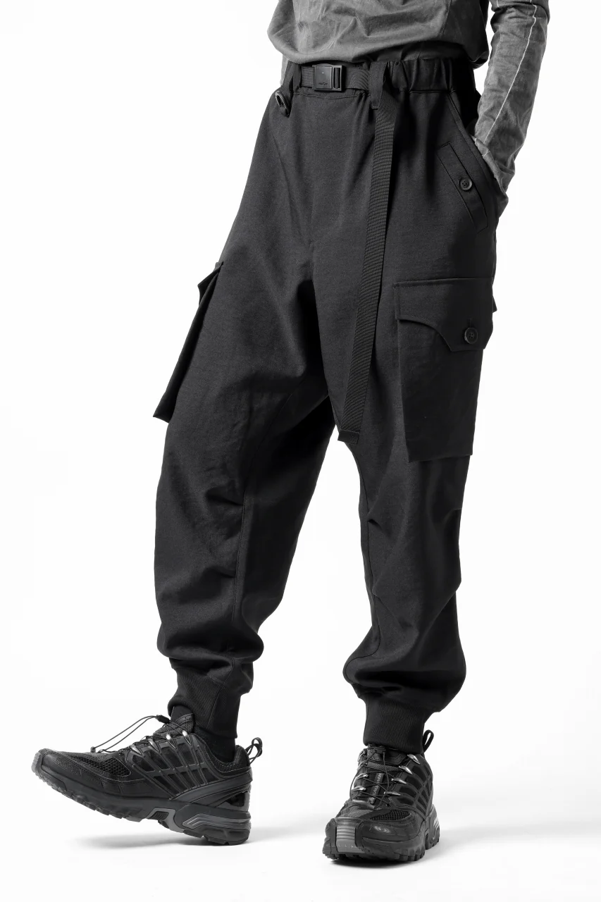 Y-3 Yohji Yamamoto CUFFS PANTS (BLACK) - Image 4