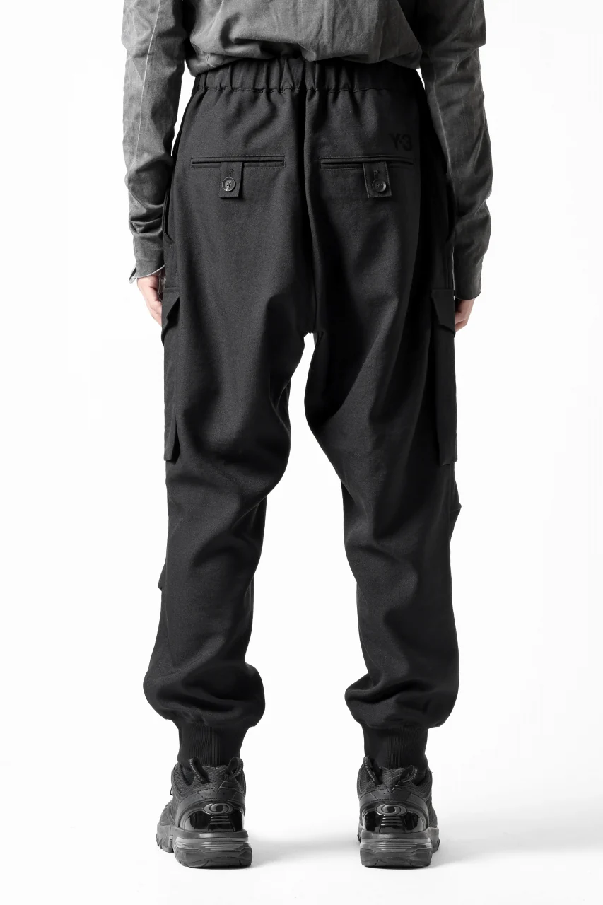 Y-3 Yohji Yamamoto CUFFS PANTS (BLACK) - Image 5