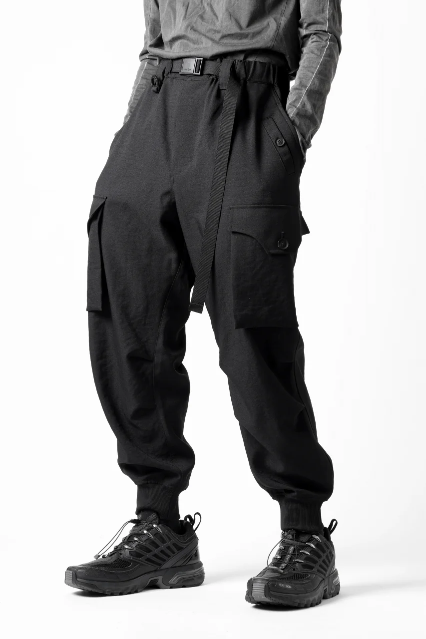 Y-3 Yohji Yamamoto CUFFS PANTS (BLACK) - Image 6