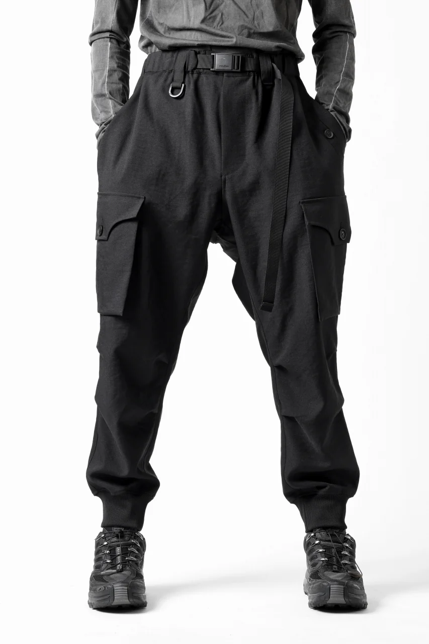 Y-3 Yohji Yamamoto CUFFS PANTS (BLACK) - Image 7