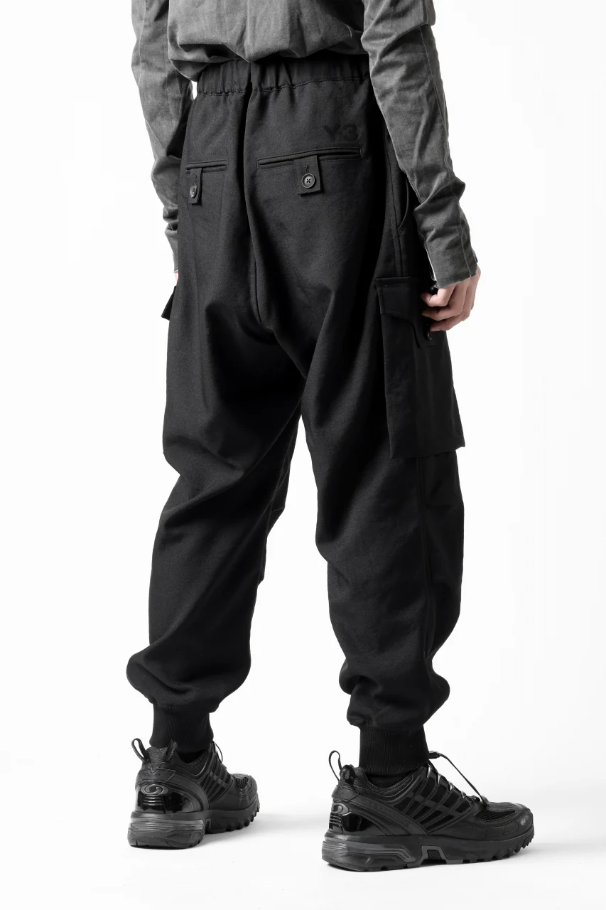 Y-3 Yohji Yamamoto CUFFS PANTS (BLACK) - Image 8