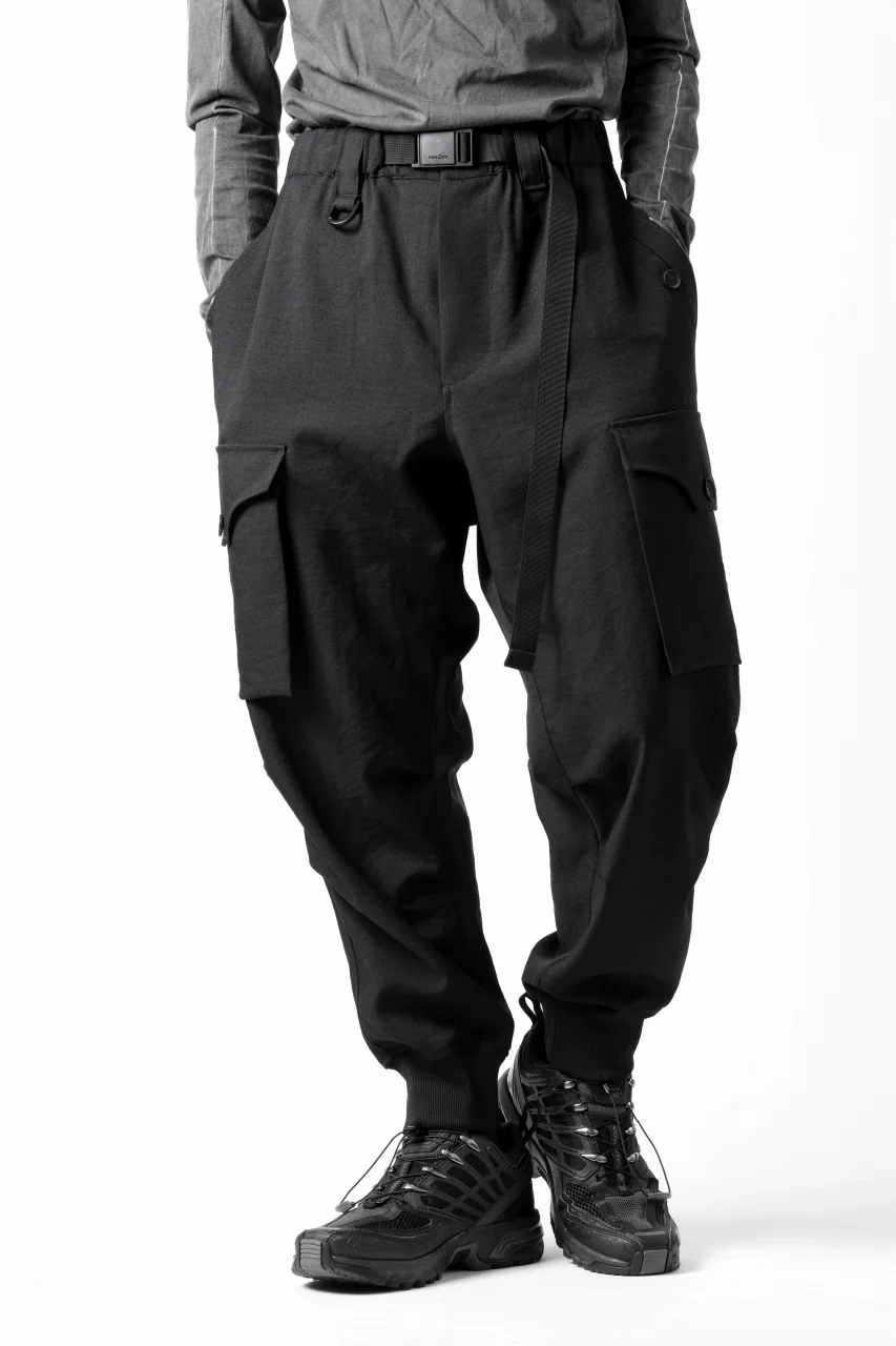 Y-3 Yohji Yamamoto CUFFS PANTS (BLACK) - Image 9