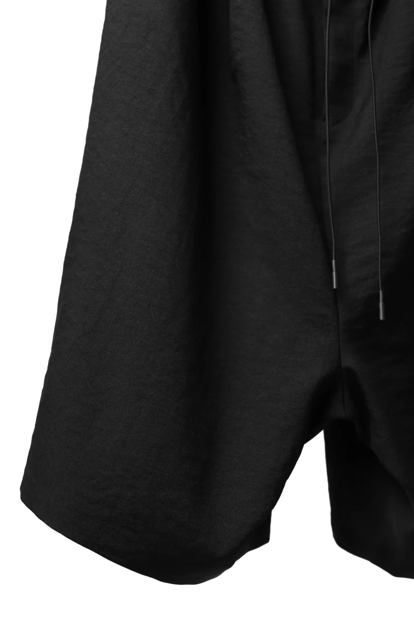 Y-3 Yohji Yamamoto ELEGANT THREE STRIPES SARROUEL-SHORTS (BLACK) - Image 19