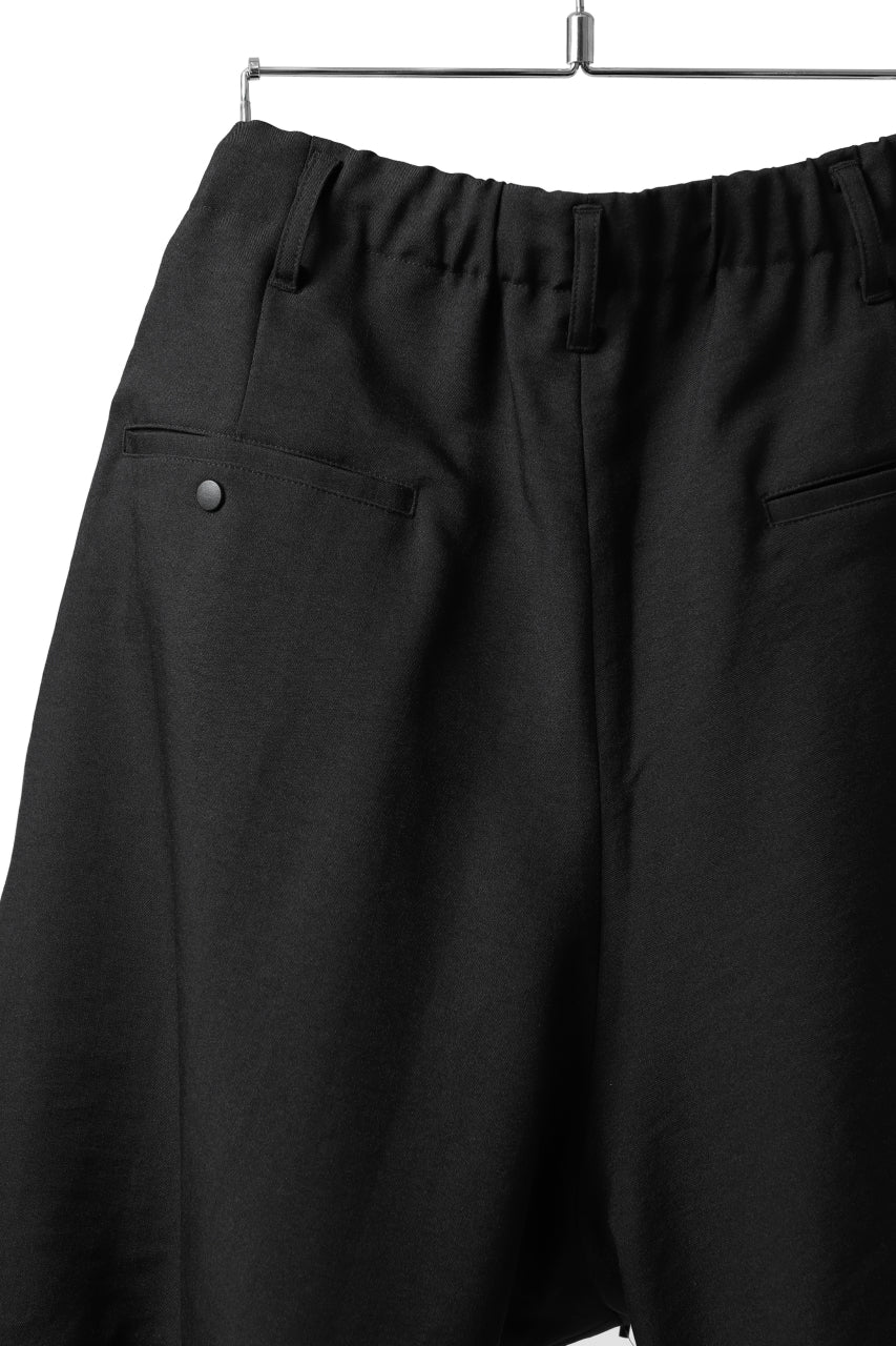 Y-3 Yohji Yamamoto ELEGANT THREE STRIPES TAILOR-SHORTS (BLACK) - Image 23