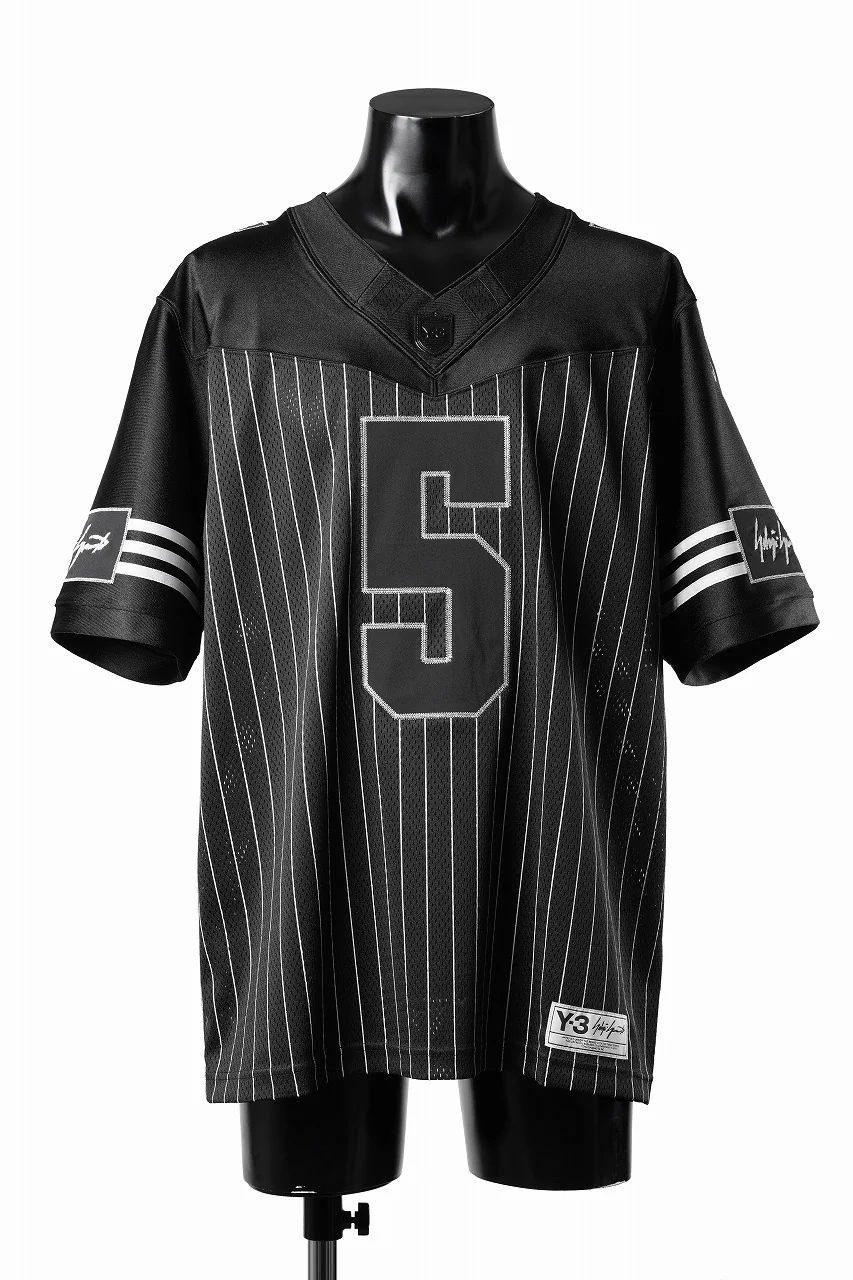 Y-3 Yohji Yamamoto ELITE 5 AMERICAN FOOTBALL JERSEY TOP (BLACK)