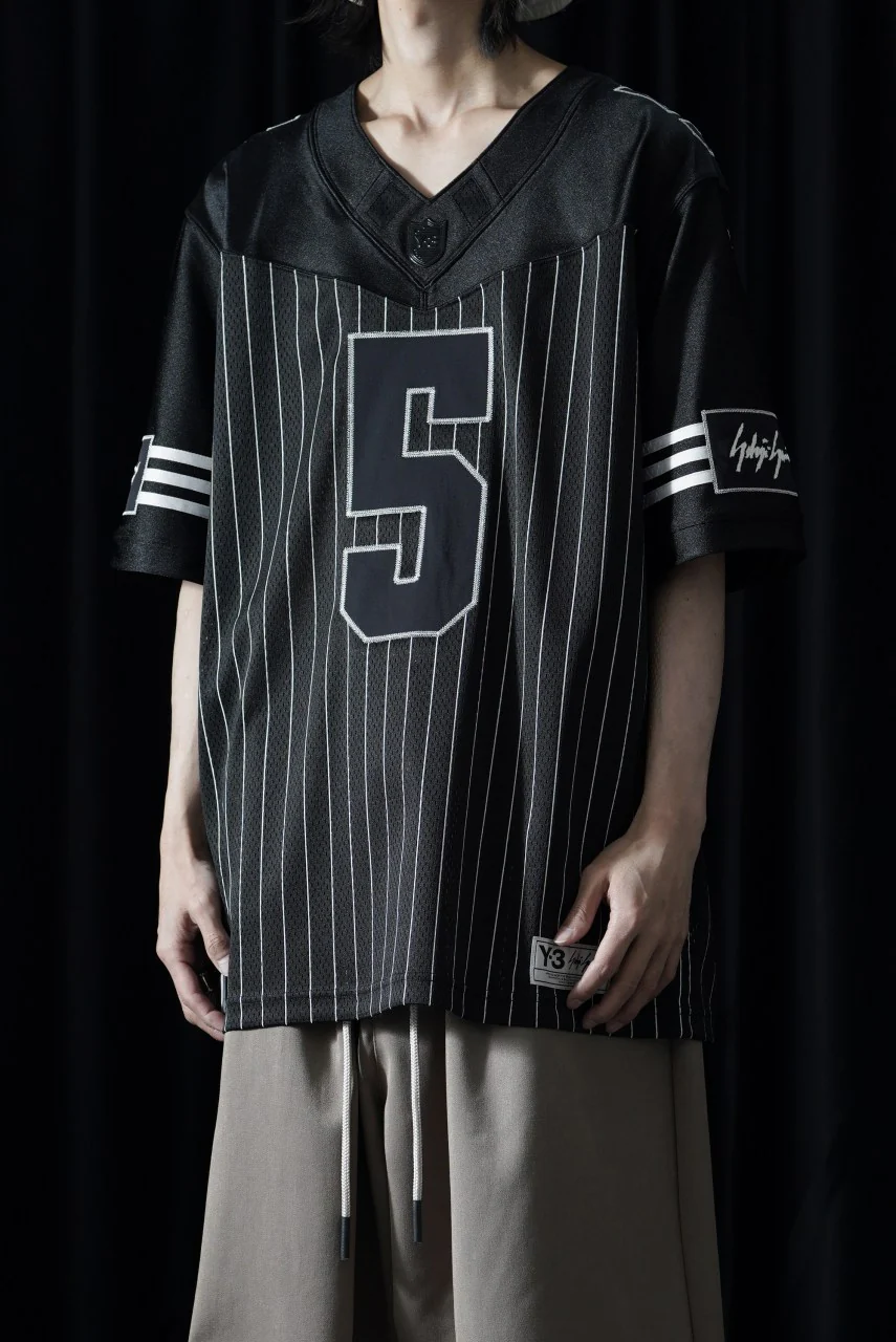 Y-3 Yohji Yamamoto ELITE 5 AMERICAN FOOTBALL JERSEY TOP (BLACK) - Image 10