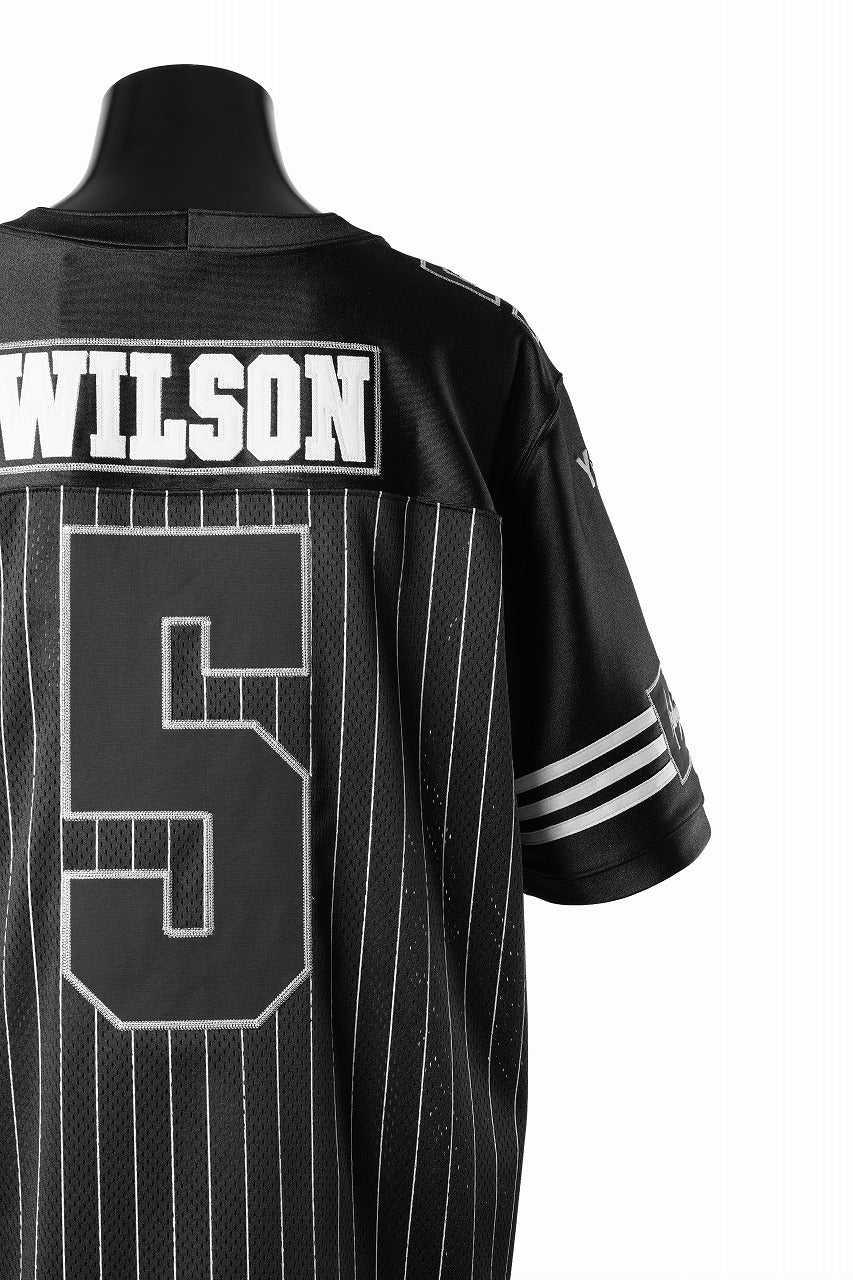 Y-3 Yohji Yamamoto ELITE 5 AMERICAN FOOTBALL JERSEY TOP (BLACK) - Image 6