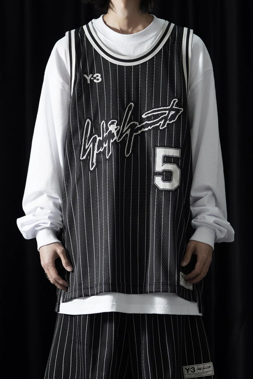 Y-3 Yohji Yamamoto ELITE 5 BASKETBALL GAME JERSEY TOP (BLACK) - Image 2