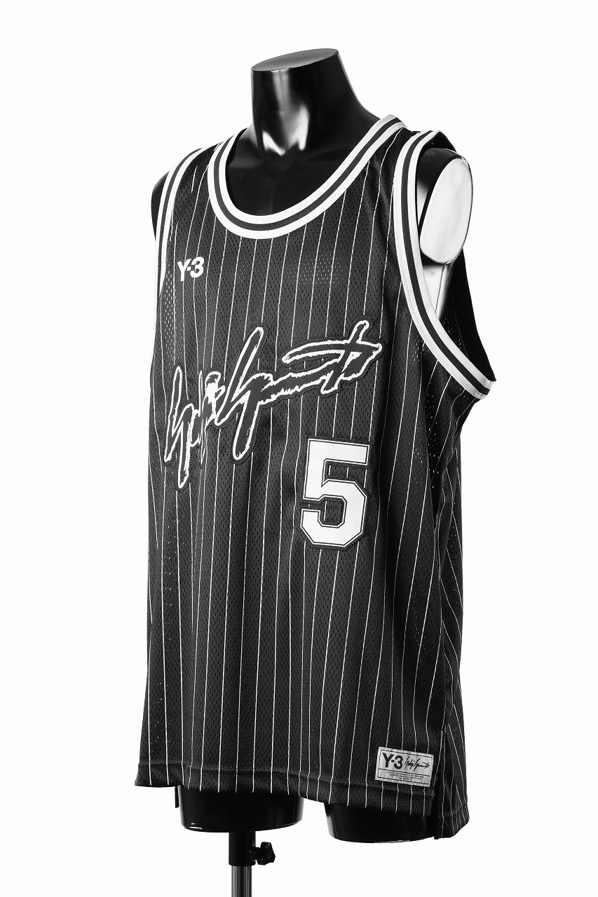 Y-3 Yohji Yamamoto ELITE 5 BASKETBALL GAME JERSEY TOP (BLACK) - Image 4
