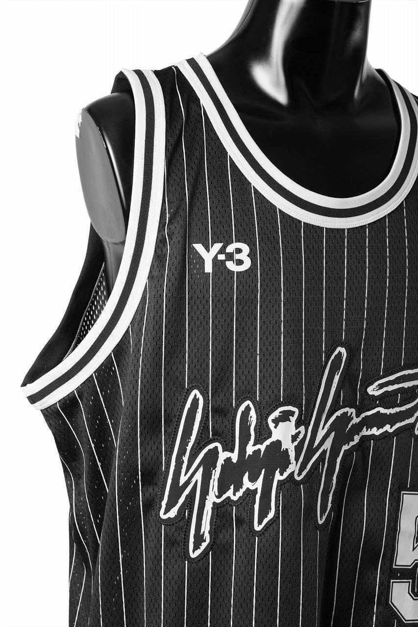 Y-3 Yohji Yamamoto ELITE 5 BASKETBALL GAME JERSEY TOP (BLACK) - Image 7