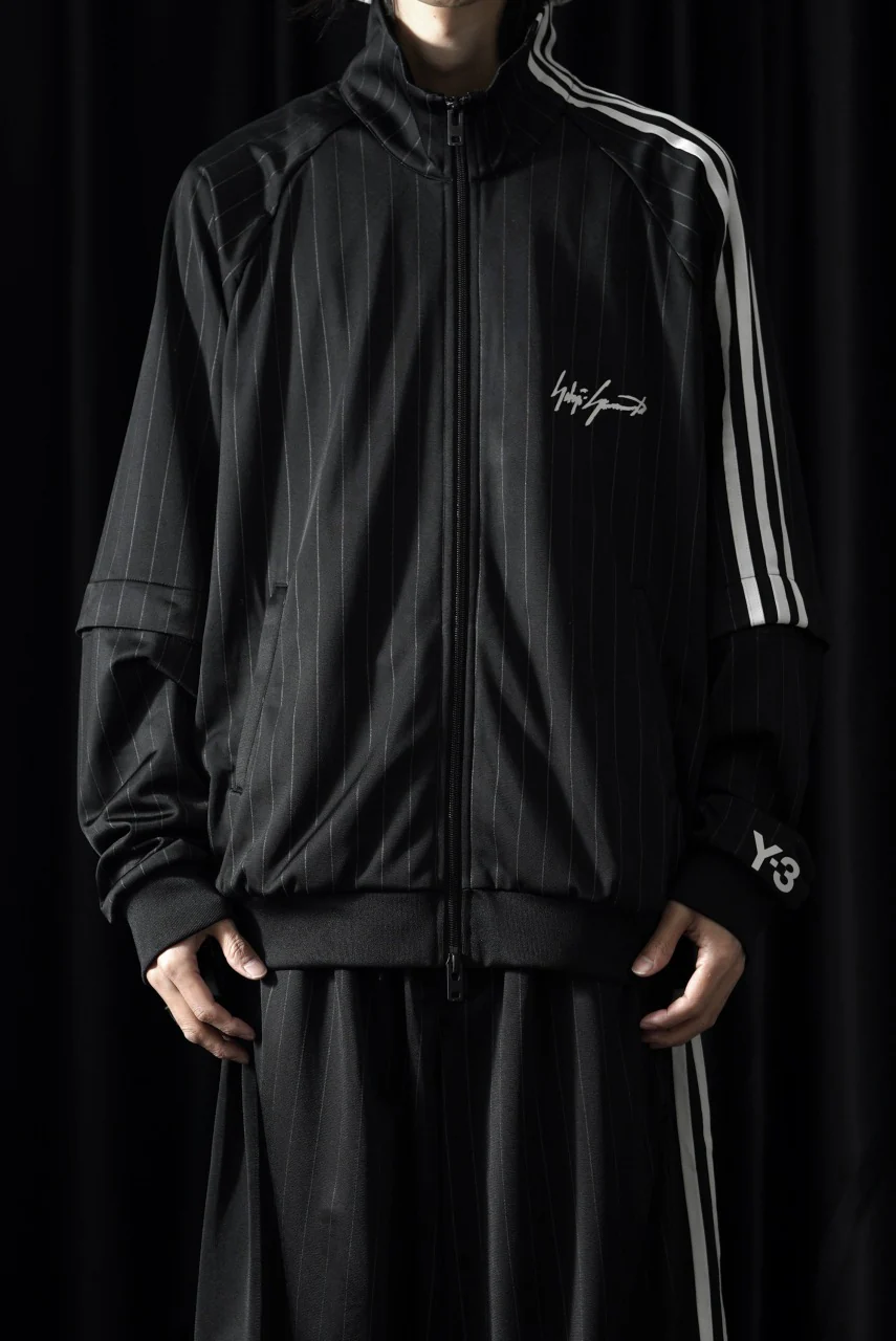 Y-3 Yohji Yamamoto ELITE 5 BASKETBALL TRACK TOP (BLACK / CHAPEA) - Image 2