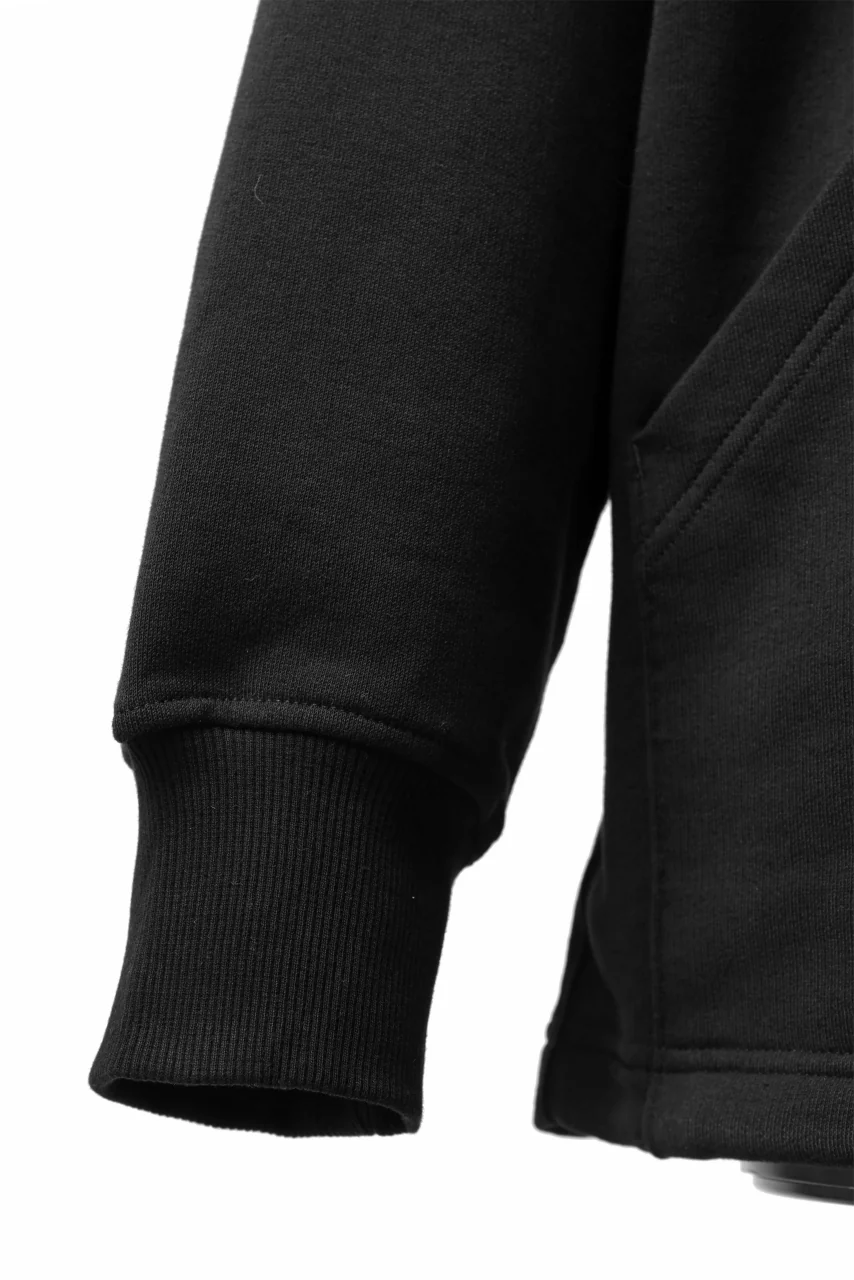 Y-3 Yohji Yamamoto FULL ZIP HOODIE PARKA / FRENCH TERRY (BLACK) - Image 11