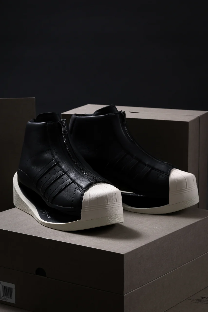 Y-3 Yohji Yamamoto GENDO PRO MODEL(BLACK x BLACK x CREAM WHITE) - Image 23
