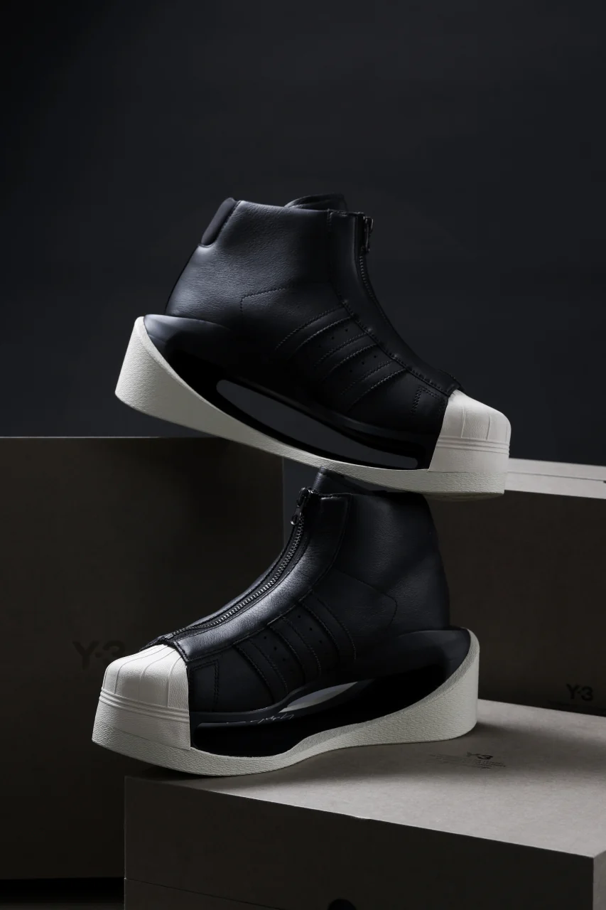 Y-3 Yohji Yamamoto GENDO PRO MODEL(BLACK x BLACK x CREAM WHITE) - Image 24
