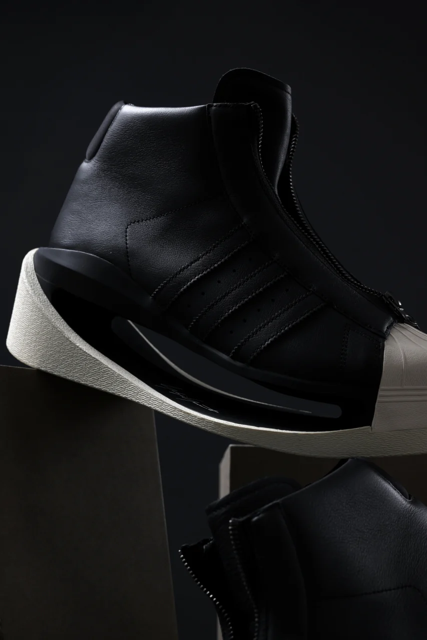 Y-3 Yohji Yamamoto GENDO PRO MODEL(BLACK x BLACK x CREAM WHITE) - Image 34