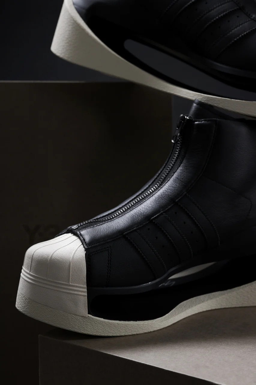 Y-3 Yohji Yamamoto GENDO PRO MODEL(BLACK x BLACK x CREAM WHITE) - Image 35