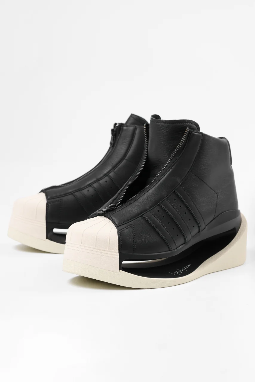 Y-3 Yohji Yamamoto GENDO PRO MODEL(BLACK x BLACK x CREAM WHITE) - Image 4