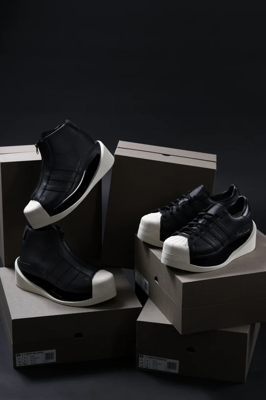 Y-3 Yohji Yamamoto GENDO PRO MODEL(BLACK x BLACK x CREAM WHITE) - Image 42
