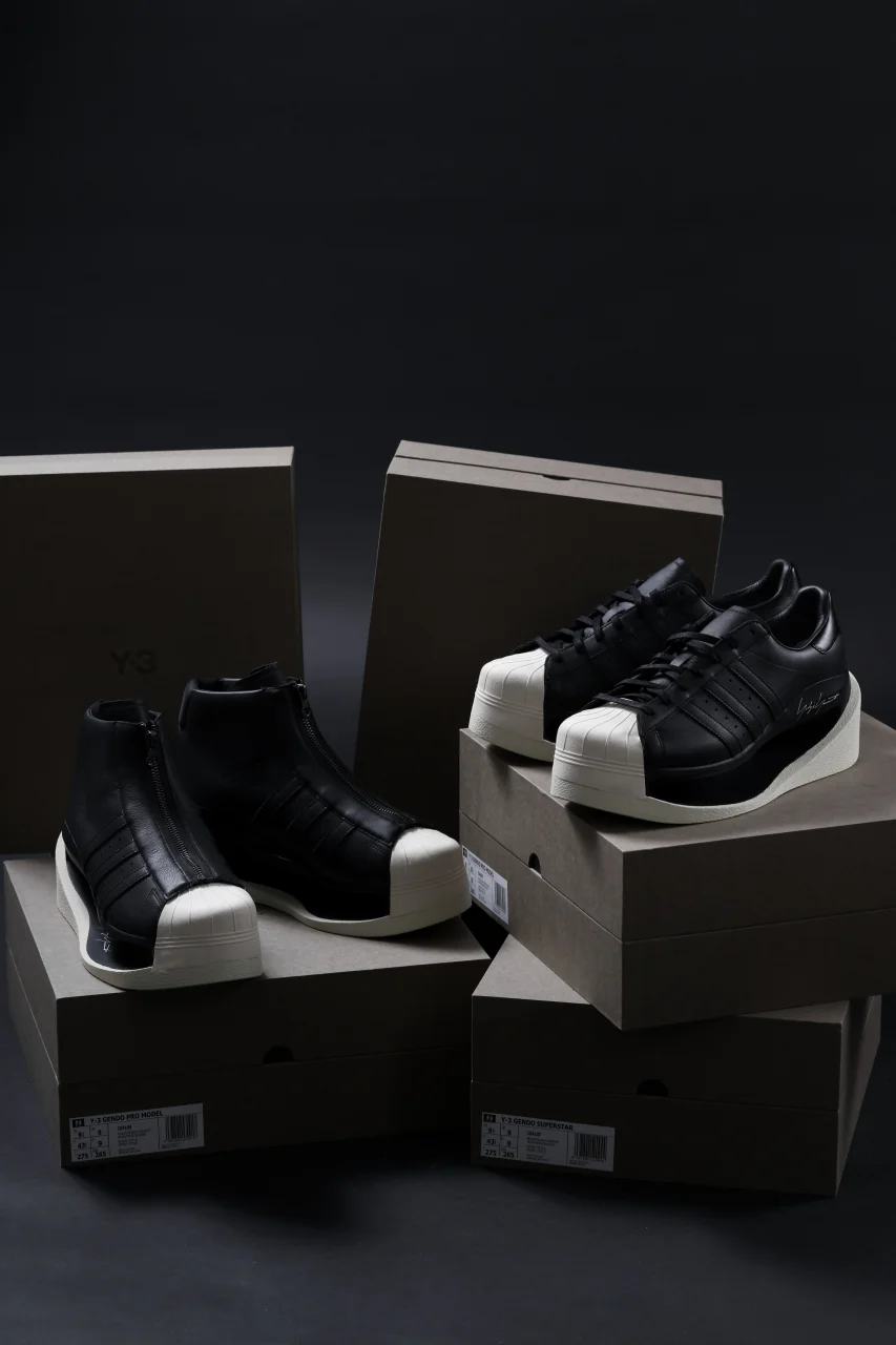 Y-3 Yohji Yamamoto GENDO PRO MODEL(BLACK x BLACK x CREAM WHITE) - Image 43