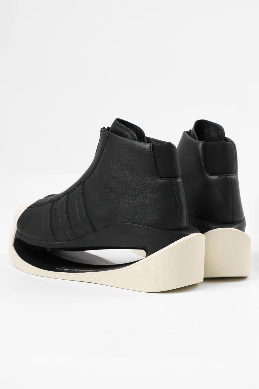 Y-3 Yohji Yamamoto GENDO PRO MODEL(BLACK x BLACK x CREAM WHITE) - Image 7