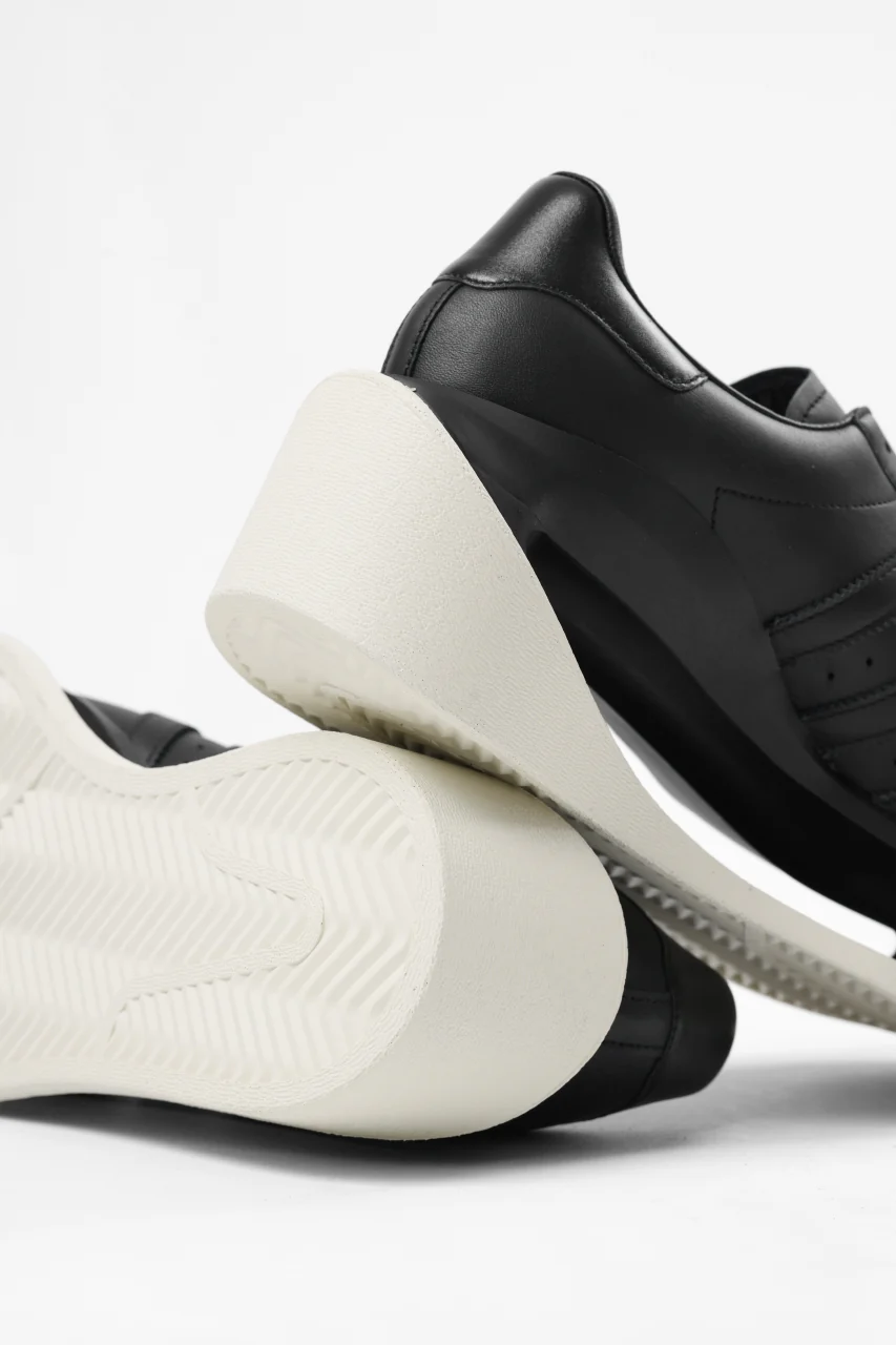 Y-3 Yohji Yamamoto GENDO SUPER STAR (BLACK x BLACK x CREAM WHITE) - Image 12