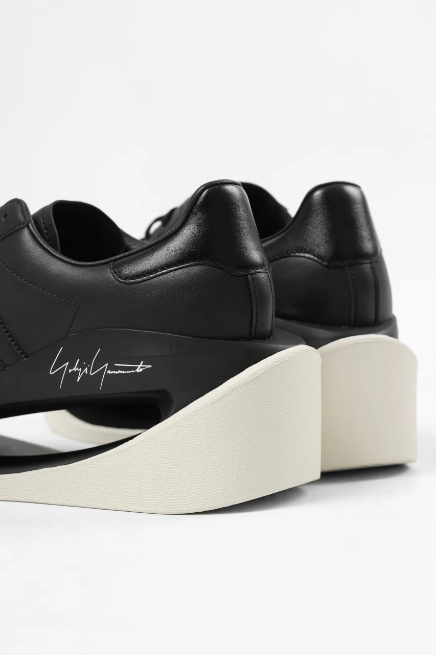 Y-3 Yohji Yamamoto GENDO SUPER STAR (BLACK x BLACK x CREAM WHITE) - Image 13