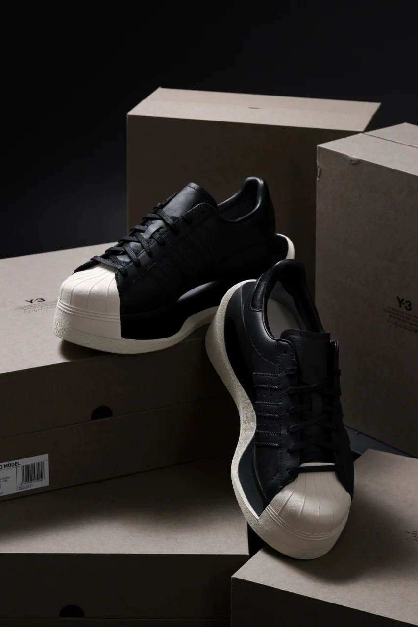 Y-3 Yohji Yamamoto GENDO SUPER STAR (BLACK x BLACK x CREAM WHITE) - Image 27