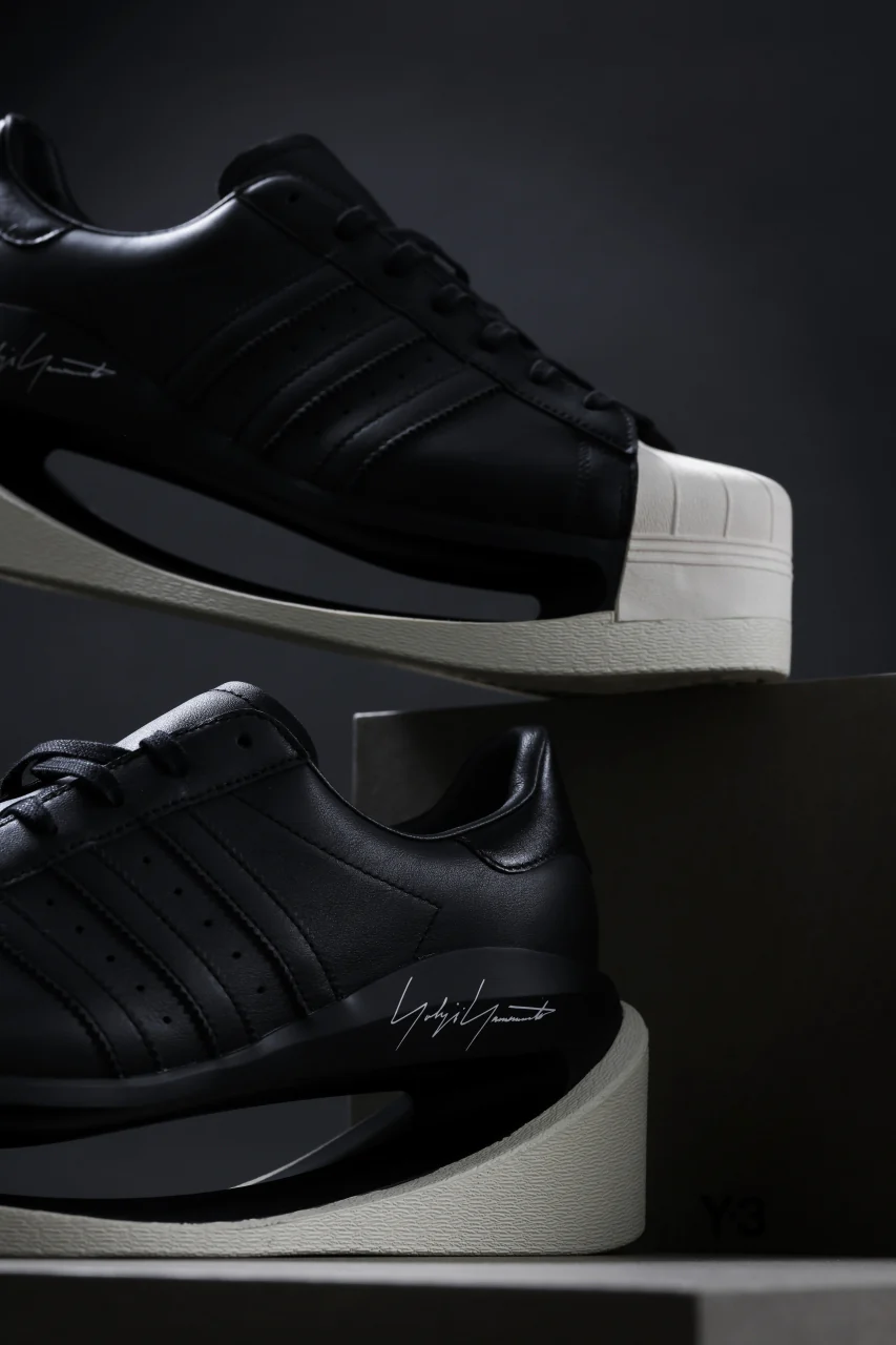 Y-3 Yohji Yamamoto GENDO SUPER STAR (BLACK x BLACK x CREAM WHITE) - Image 29