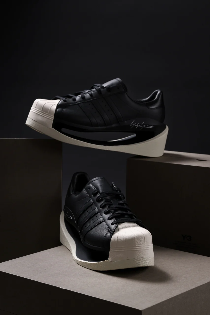Y-3 Yohji Yamamoto GENDO SUPER STAR (BLACK x BLACK x CREAM WHITE) - Image 32