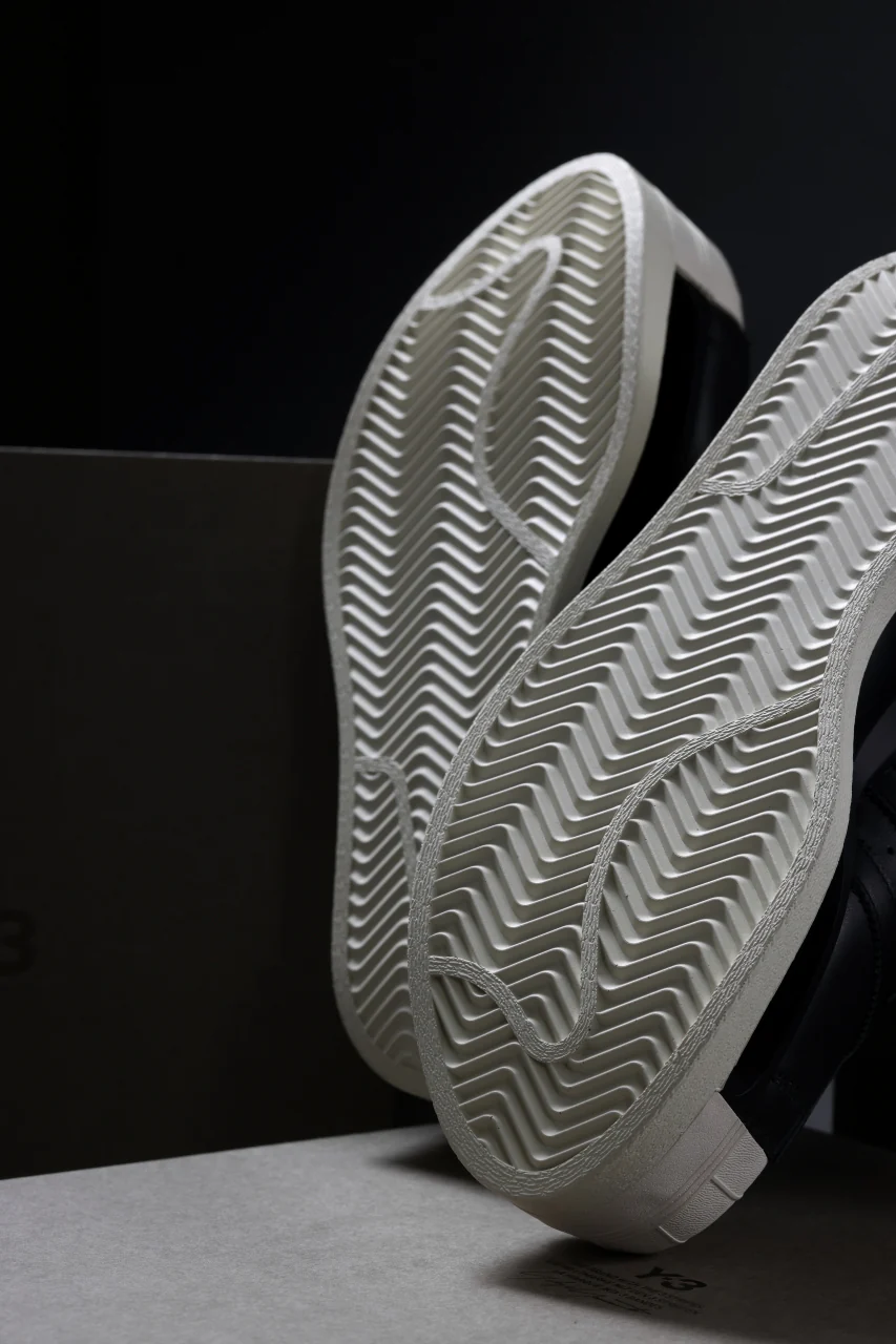 Y-3 Yohji Yamamoto GENDO SUPER STAR (BLACK x BLACK x CREAM WHITE) - Image 38