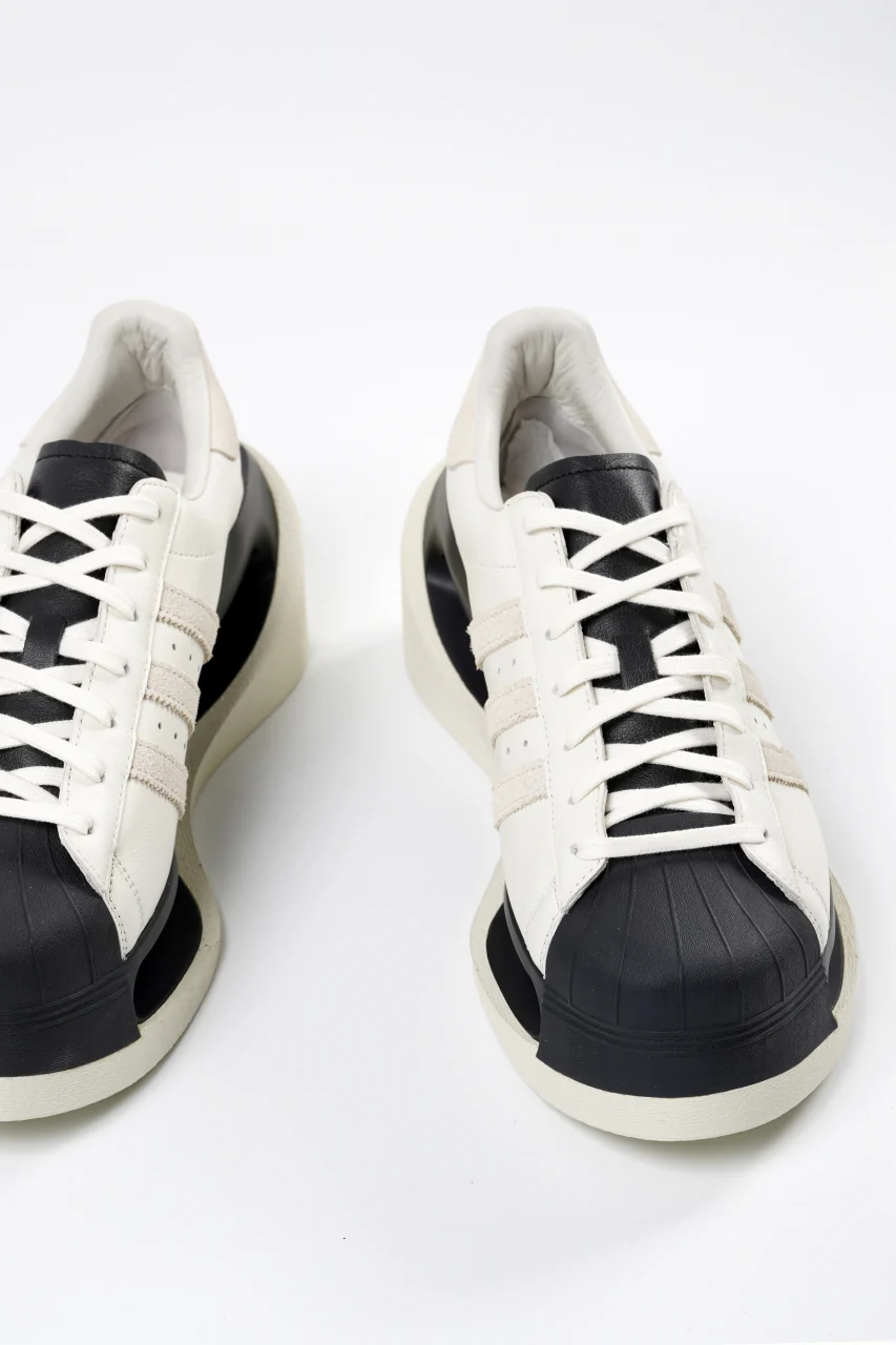 Y-3 Yohji Yamamoto GENDO SUPER STAR (OFF WHITE×ALUMINIUM×BLACK) - Image 10