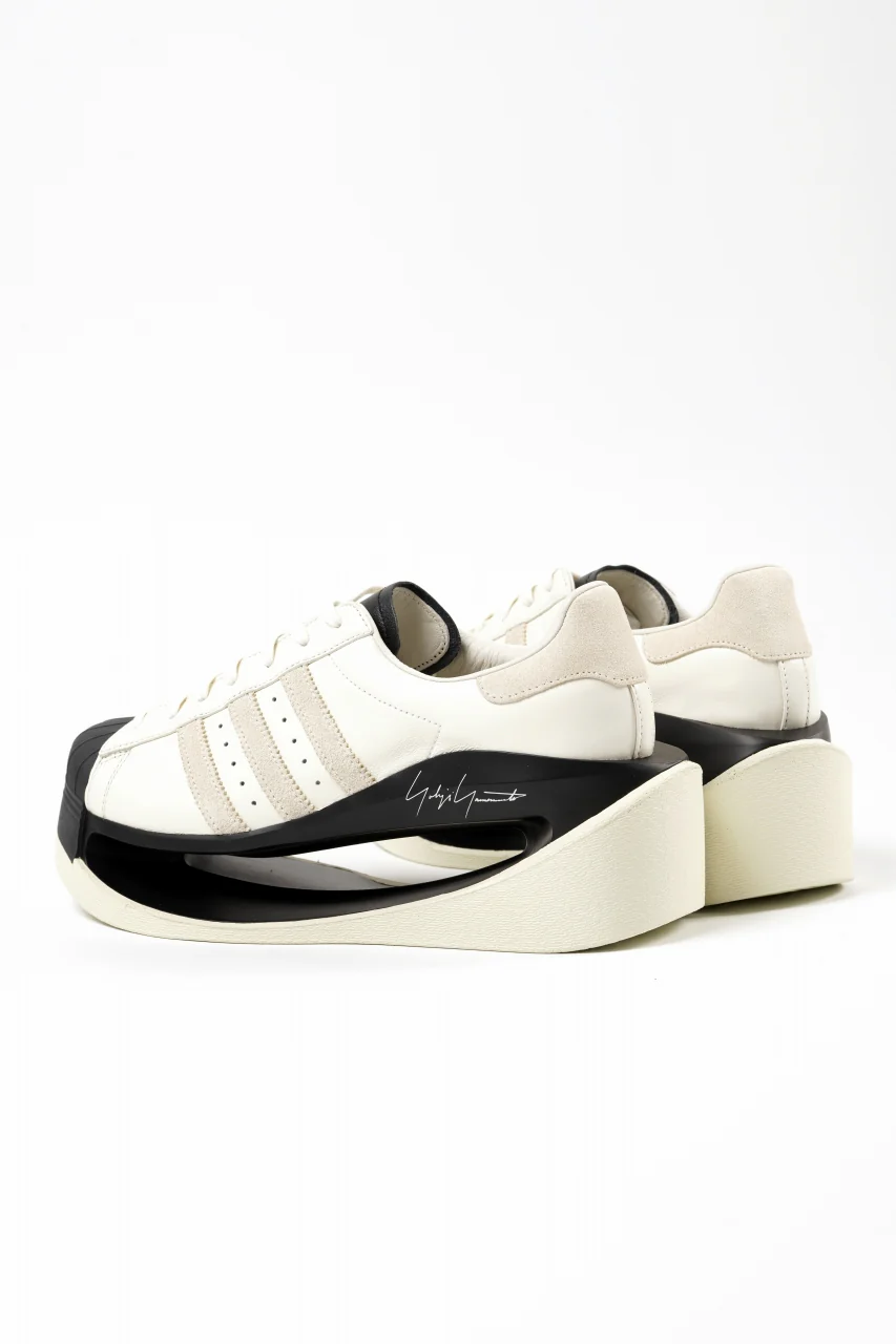 Y-3 Yohji Yamamoto GENDO SUPER STAR (OFF WHITE×ALUMINIUM×BLACK) - Image 5