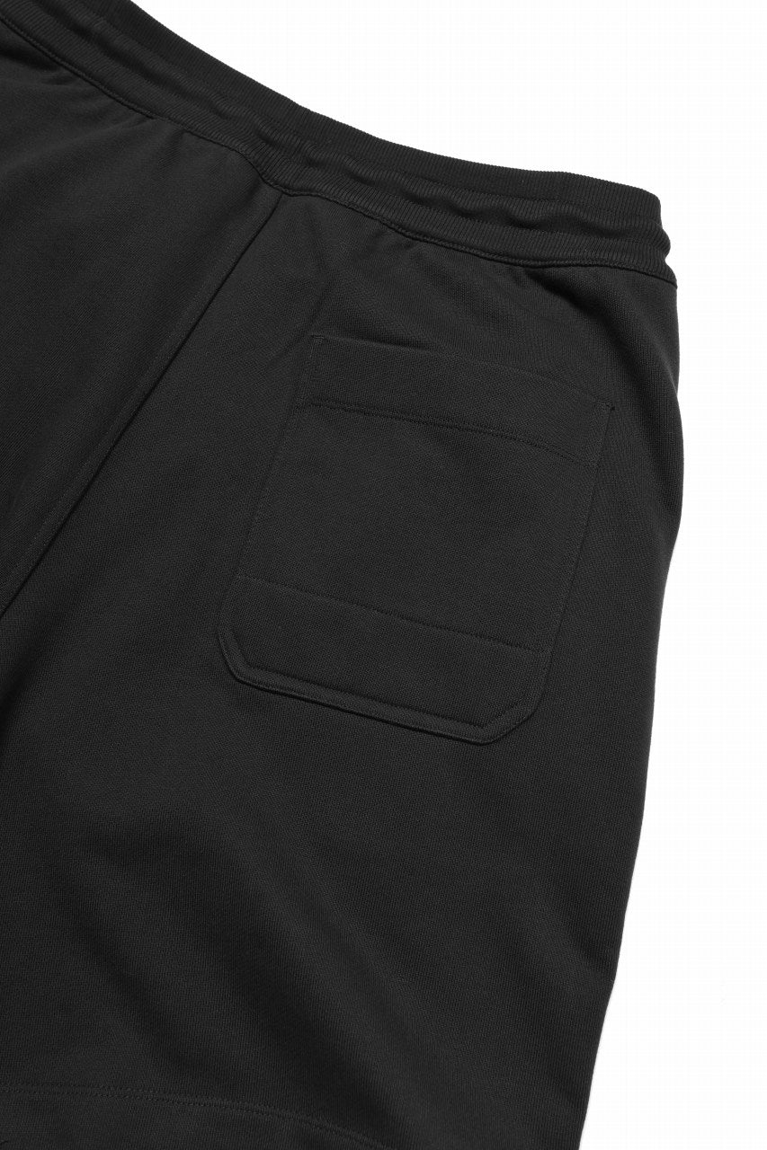 Y-3 Yohji Yamamoto GFX FT SHORTS / ORGANIC COTTON JERSEY (BLACK) - Image 9