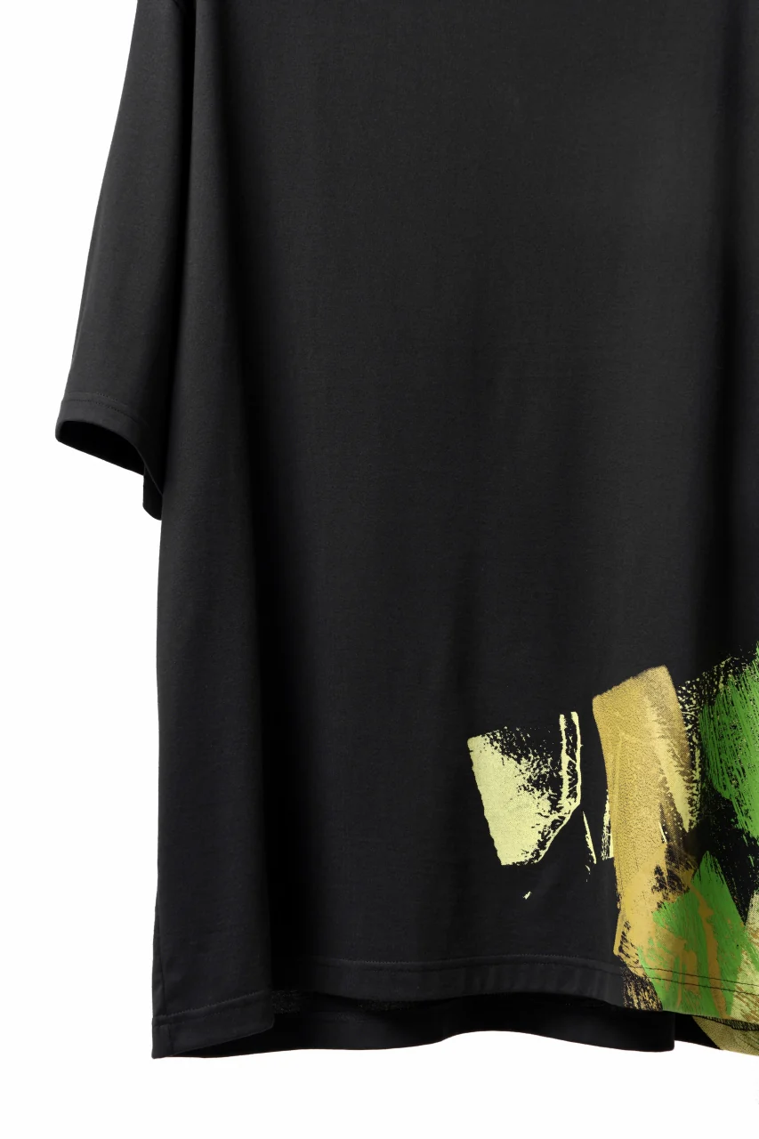 Y-3 Yohji Yamamoto GFY SHORT SLEEVE TOP / SC JERSEY (BLACK) - Image 11