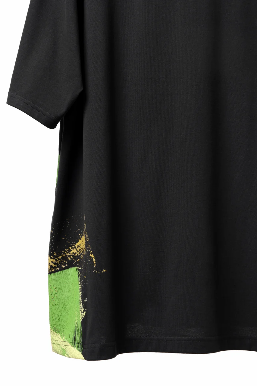 Y-3 Yohji Yamamoto GFY SHORT SLEEVE TOP / SC JERSEY (BLACK) - Image 15