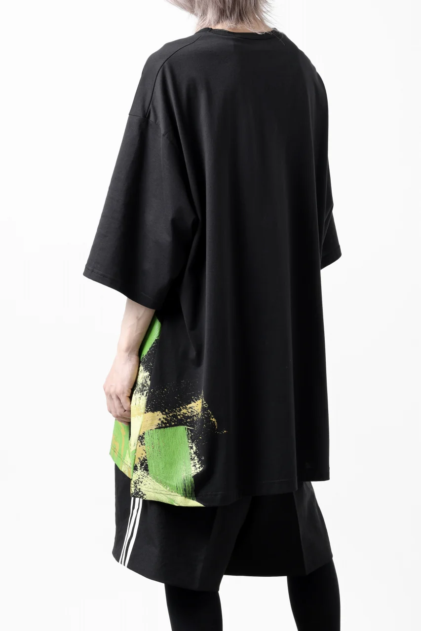 Y-3 Yohji Yamamoto GFY SHORT SLEEVE TOP / SC JERSEY (BLACK) - Image 17